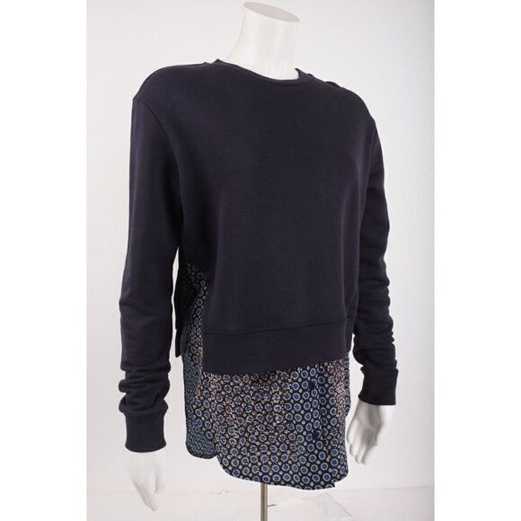 Stella McCartney Womans Sweater Embellished Crewneck IT 36 US 4 Navy Blue NWT - Picture 3 of 7